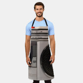 Tablier Radiocassette radio stéréo portable rétro obsolète (Porté)