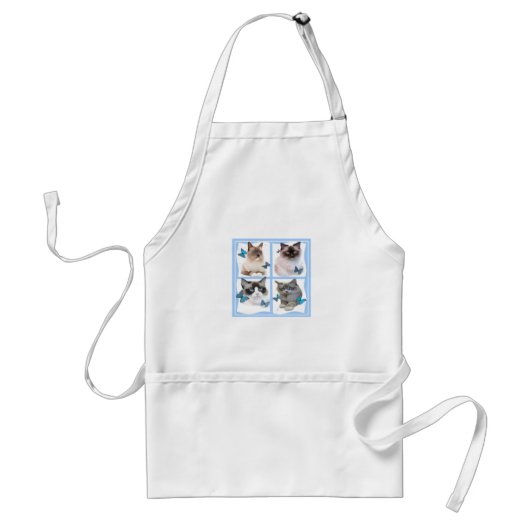 Tablier Ragdoll quatre cadeaux (Devant)