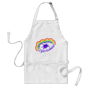 Tablier Rainbow Farts - choisissez style et couleu