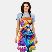 Tablier Rainbow Kitten Dreams (Porté)