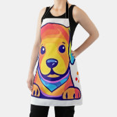 Tablier Rainbow Puppy Love (Insitu)