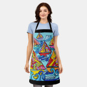 Tablier Rainbow Regatta (Porté)