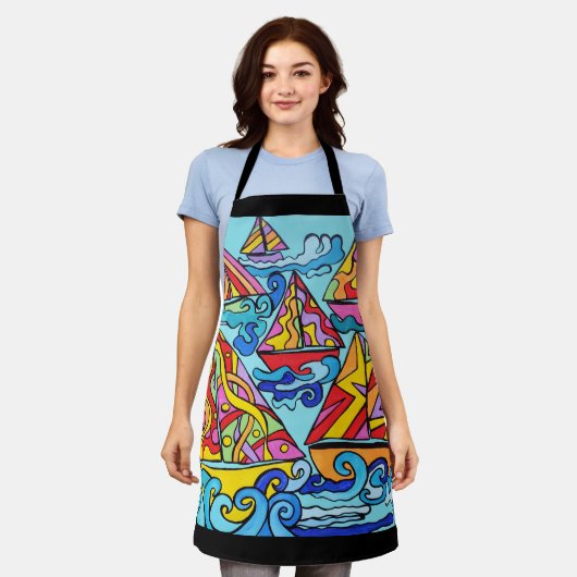 Tablier Rainbow Regatta (Porté)