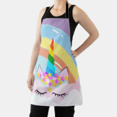 Tablier Rainbow Unicorn in the Sky Toddler (Insitu)