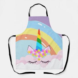 Tablier Rainbow Unicorn in the Sky Toddler