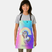 Tablier Rainbow Unicorn Stars Holographi (Insitu)