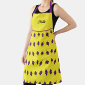 Tablier Raisins pourpres personnalisés jaune (Insitu)