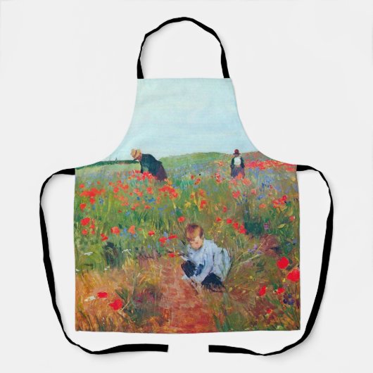 Tablier Ramasser les fleurs dans un champ, Mary Cassatt (Recto)
