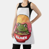 Tablier Ramen mangeant des grenouilles de Kawaii (Insitu)