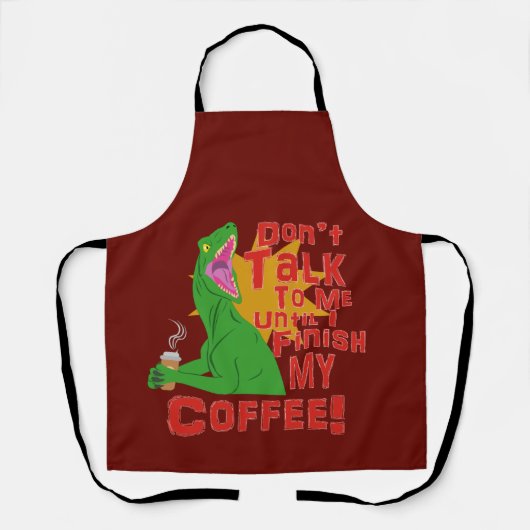 Tablier Raptors et café (Recto)
