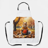 Tablier "Rassemblement de noix extravagantes" (Recto)