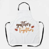 Tablier Rassemblez les couleurs d'automne de Thanksgiving (Recto)