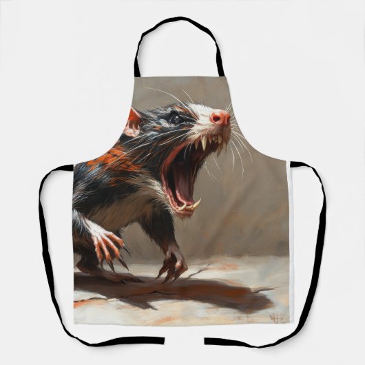 Tablier Rat monstrueux (Recto)
