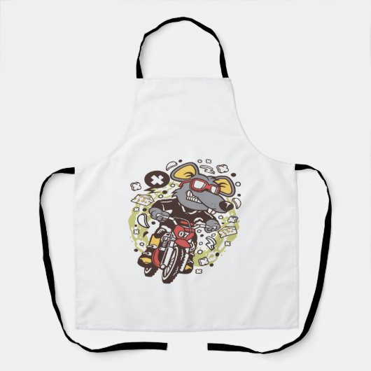 Tablier Rat Motocross Rider (Recto)