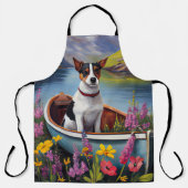 Tablier Rat Terrier sur une pagaie : une aventure Pittores (Recto)