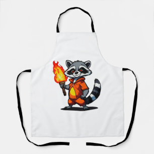 Tablier Raton laveur avec torche