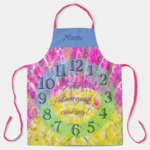 Tablier Ray Of Sunshine en Jaune et Fuchsia Apron