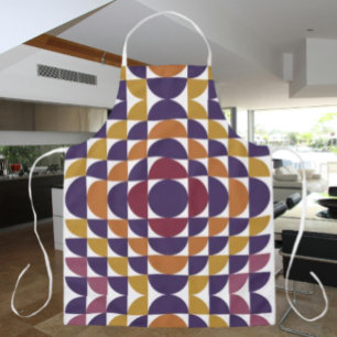 Tablier Rayon géométrique des cercles rétro Moderne du m