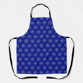 Tablier Rayons Solaires Mal Oeil Bleu Motif (Recto)