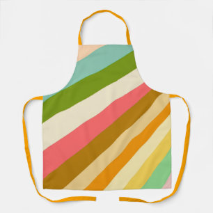 Tablier Rayure multicolore simple classique