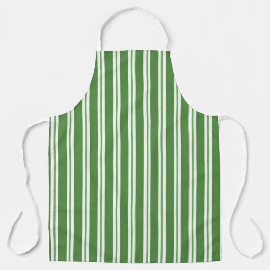 Tablier rayures art abstrait (Recto)