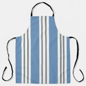 Tablier Rayures Bleues et Blanches Côtières (Recto)