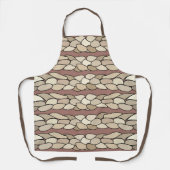 Tablier Rayures de corde modernes (Recto)