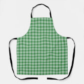 Tablier Rayures Gingham Menthe (Recto)