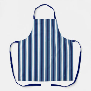 Tablier Rayures Nautiques Bleu Marine Bleu Fumé Blanc Impe