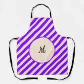 Tablier Rayures violettes (Recto)