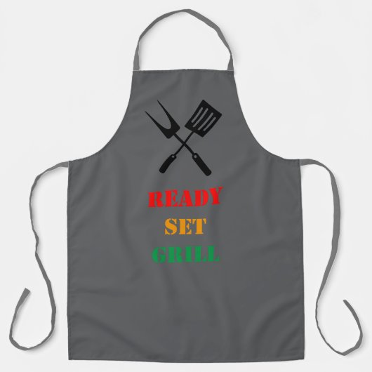 Tablier Ready, set, grill (Recto)