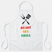 Tablier Ready, set, grill (Recto)