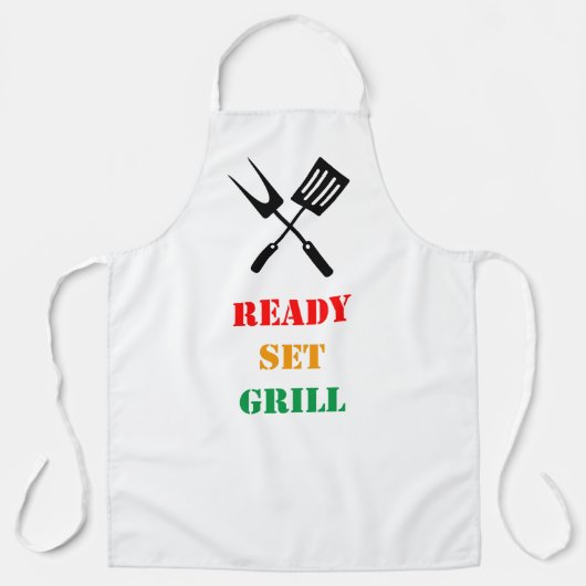 Tablier Ready, set, grill (Recto)
