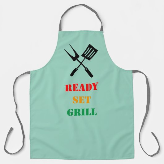 Tablier Ready, set, grill (Recto)