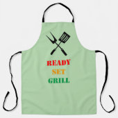 Tablier Ready, set, grill (Recto)