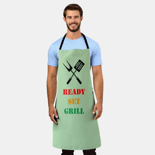 Tablier Ready, set, grill (Porté)