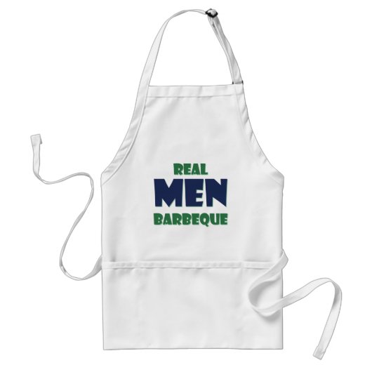 Tablier Real Men Barbeque (Devant)