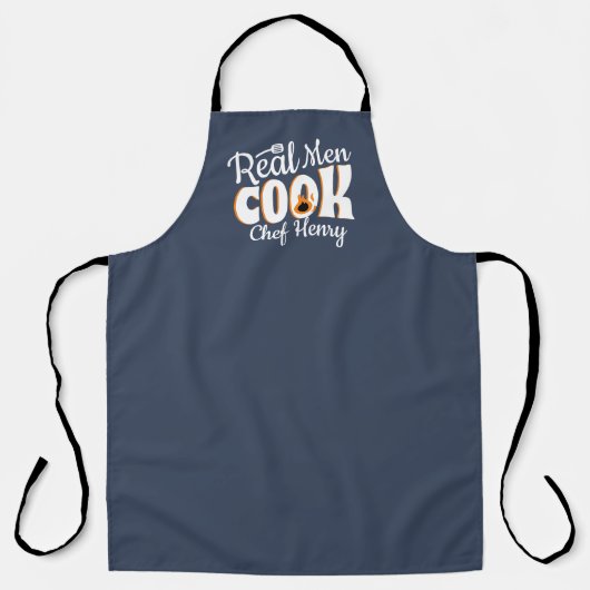 Tablier Real Men Cook (Recto)