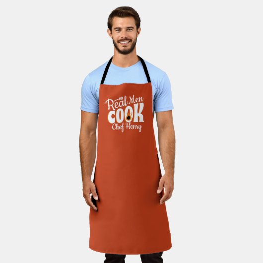 Tablier Real Men Cook (Porté)