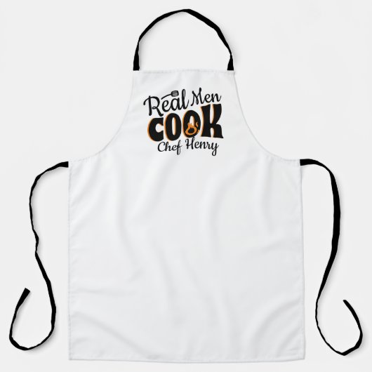 Tablier Real Men Cook (Recto)