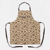 Tablier Rebetiko Motif Apron (Recto)