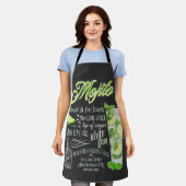 Tablier Recette de cocktail Mojito (Porté)