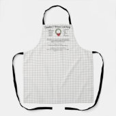 Tablier Recette de conservation Noël Cookies Rouge vert pl (Recto)