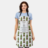 Tablier Recette familiale Arbre de Noël Garde de vacances (Porté)