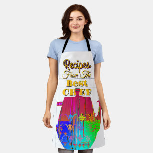 Tablier Recettes Du Meilleur Chef Café Pot Blanc