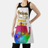 Tablier Recettes Du Meilleur Chef Café Pot Blanc (Insitu)