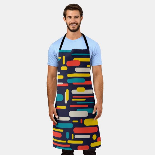 Tablier Rectangle arrondi Geo (Porté)