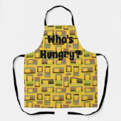 Tablier Rectangles à bandes d'or (Recto)