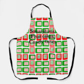 Tablier Rectangles de Noël (Recto)