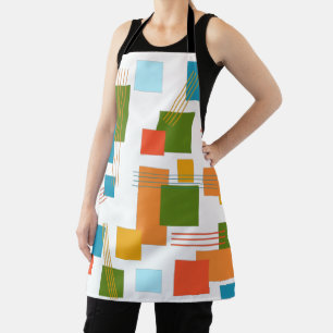 Tablier Rectangles et lignes Abstraites